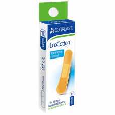 Ecoplast-laastarit ECOCOTTON 72x19 mm N10 Kangas, Mini