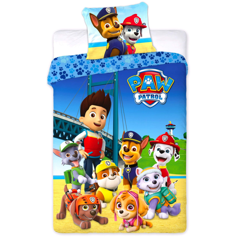 FARO Vuodevaatesetti PAW PATROL P-192 160X200+1X70X80 Puuvilla