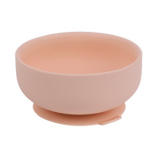 LITTLE EATER silikona bļoda ar piesūcekni Peach
