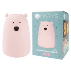 Mary's Lamppu LED BIG BEAR Pink RGB+WW +RC 5V DC 1A