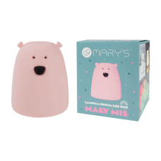 Mary's Lamppu LED LITTLE BEAR Pink RGB+WW /NB 3 x AAA 1.5V battery (not included)