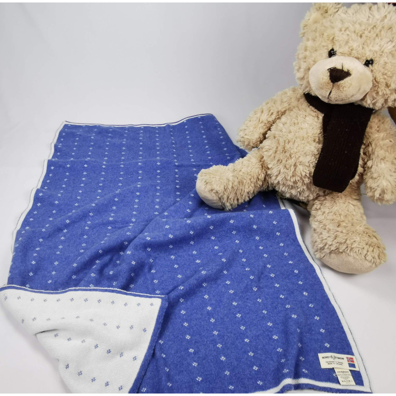 Nordsnow vauvan merinovillainen viltti80x100cm Baby Stars