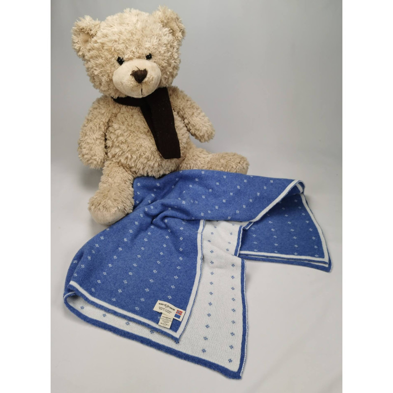 Nordsnow vauvan merinovillainen viltti80x100cm Baby Stars