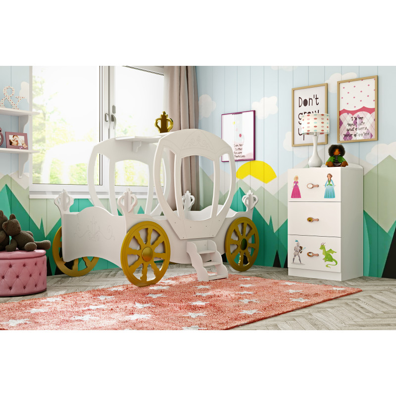 PLASTIKO kumode 60cm Princess