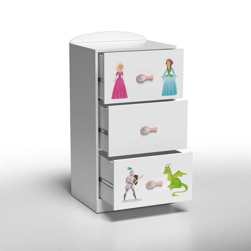 PLASTIKO kumode 60cm Princess