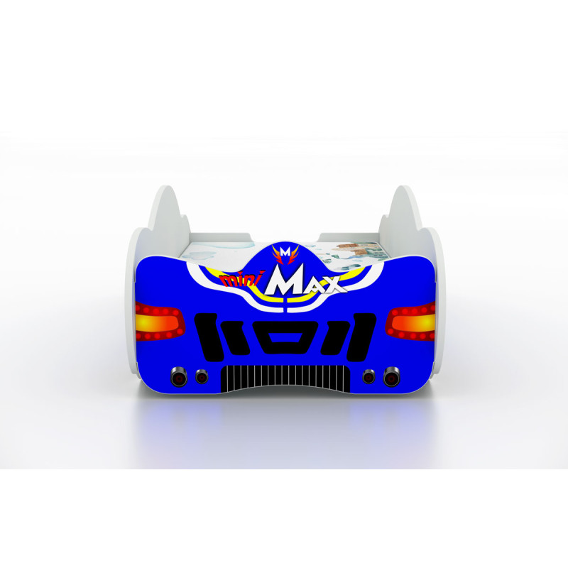 PLASTIKO gulta ar matraci 180x90cm MiniMax Big zils
