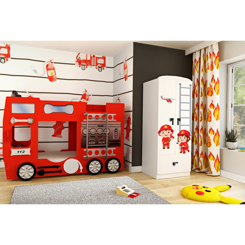 PLASTIKO skapis 2D Firetruck