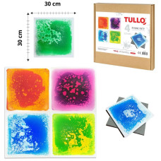 Tullo 703 aistipolku – nesteellä täytetyt aistilaatat, 30 cm, 4 kpl