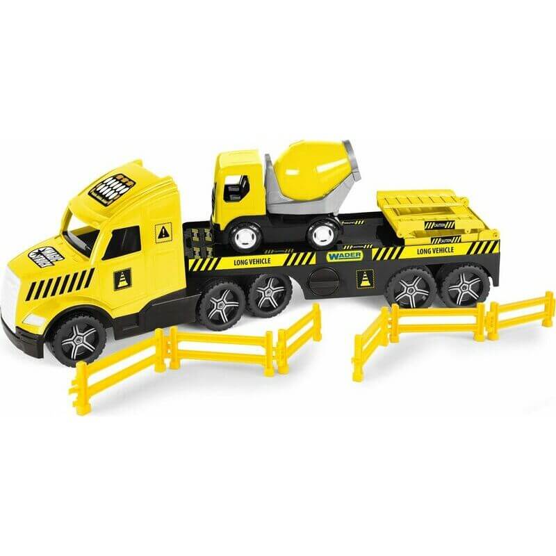 Wader 36461 Magic Truck Technic autonkuljetusauto betonimyllyllä