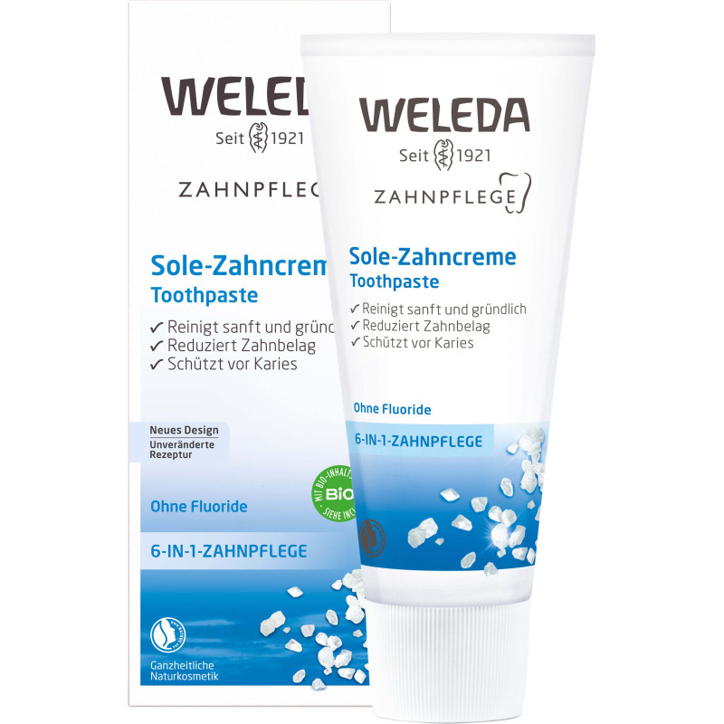 Weleda hammastahna suolalla, 75 ml.