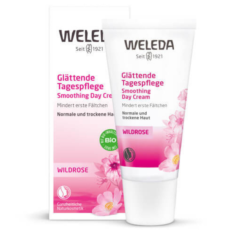 Weleda Siloittava Päivävoide Villiruusulla, 30 ml