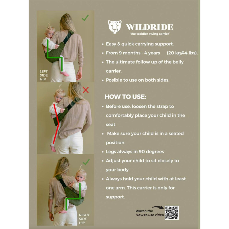 Wildride kantoliina 9m+ – Fern