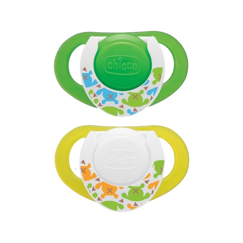 CHICCO silikona māneklītis Compact 6-12m. (2gab) ,74832.41