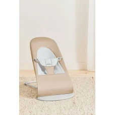 BABYBJORN Bouncer Balance Soft Woven/Jersey šūpuļkrēsliņš, Beige/Grey 005383