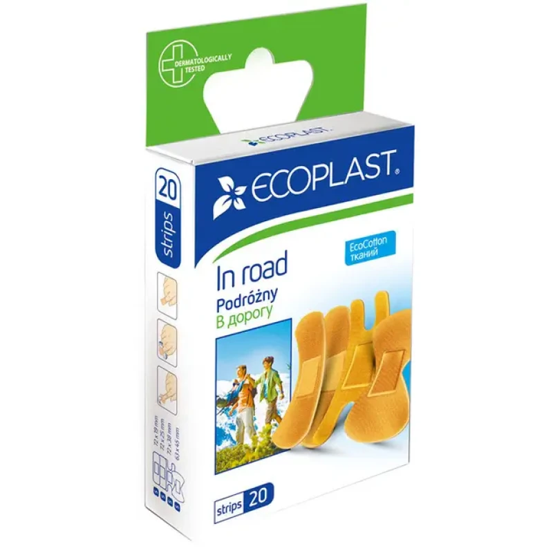 Ecoplast-laastarit N20 Matkapakkaus