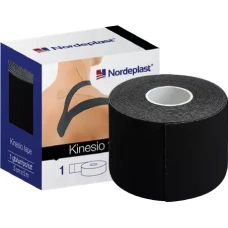 Nordeplast-kinesiologinen teippi 5 cm x 5 m, musta, N1