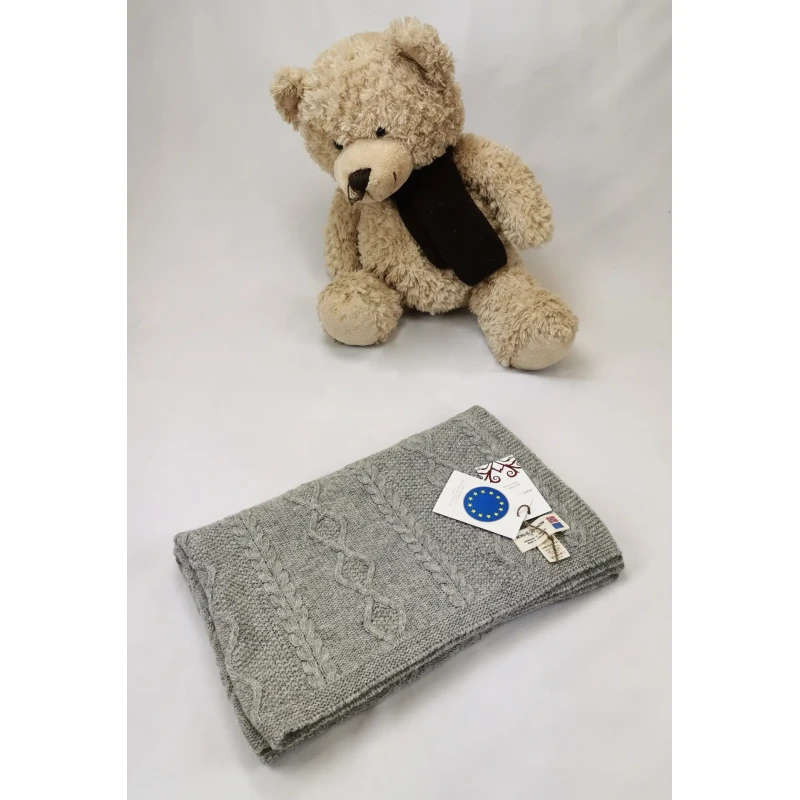 NORDSNOW vauvan merinovillainen viltti, 80x100 cm Diamond Aran
