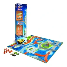 TCGTOYS Aktivitātes paklājs ar 2 automašīnām HOT WHEELS 3+