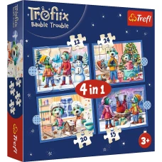 Trefl 34657 Palapeli 4-in-1 It's snowing at Trefliks