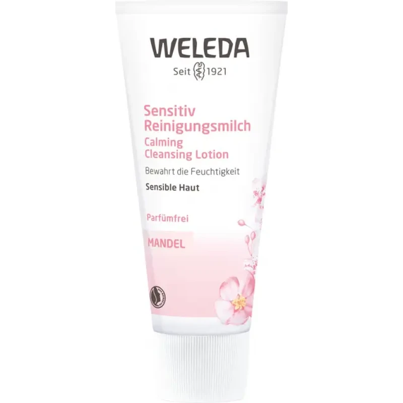 Weleda Kasvojen Puhdistusmaito, Herkälle Iholle, Manteli, 75 ml